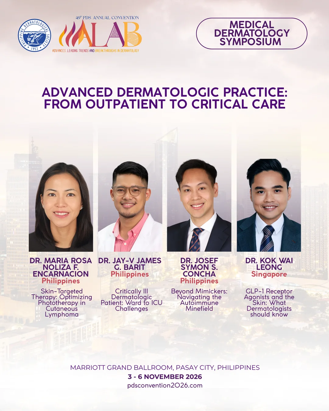 Advanced Dermatologic Practice: From Outpatient to Critical Care symposium poster