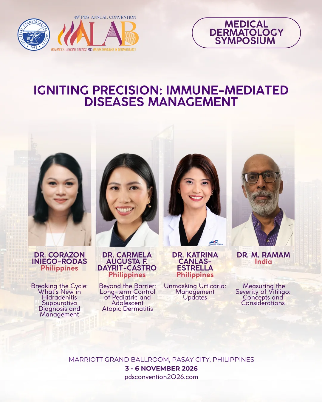Igniting Precision: Immune-Mediated Diseases Management symposium poster